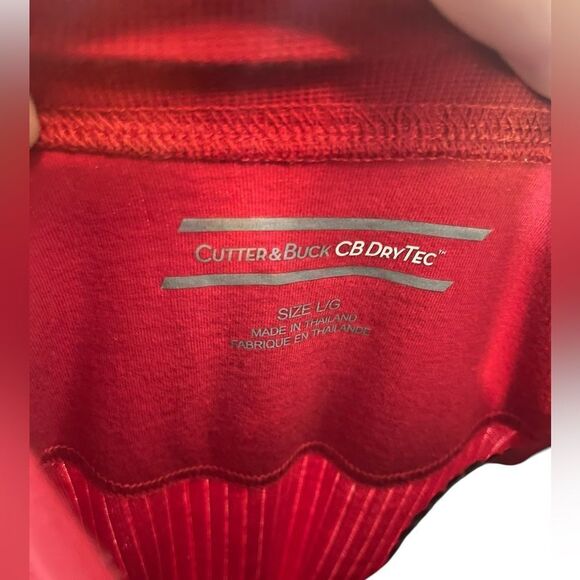 VINTAGE CUTTER & BUCK OLE MISS REBELS RED T-SHIRT MENS SIZE LARGE - Picture 4 of 7